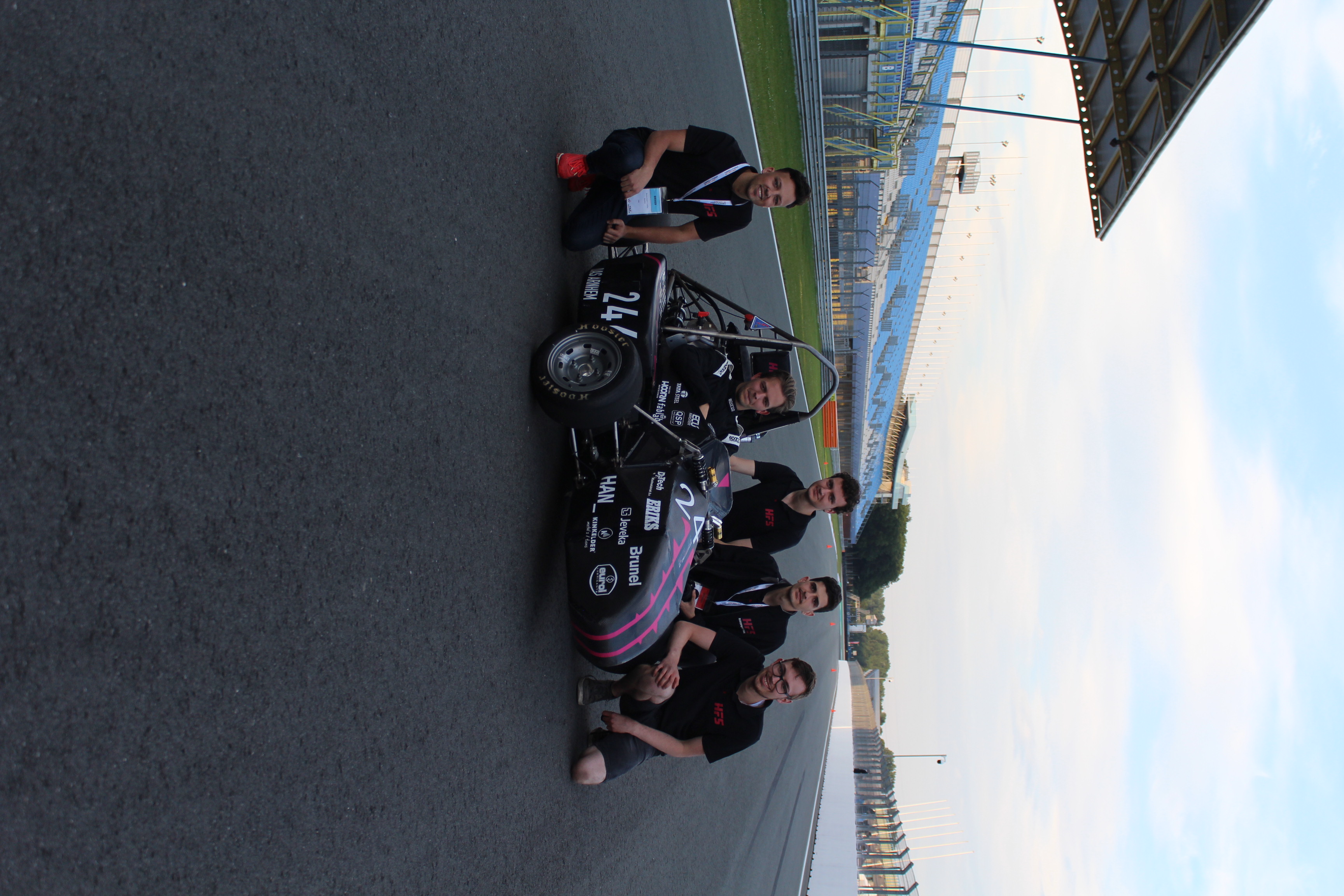 HAN Formula Student team vehicle view
